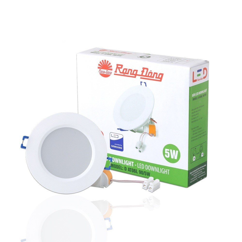 Đèn downlight âm trần 9W rạng đông D AT06L 110/9W