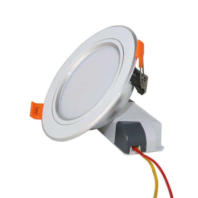 Đèn downlight âm trần viền bạc/vàng 9W rạng đông D AT10L 110/9W