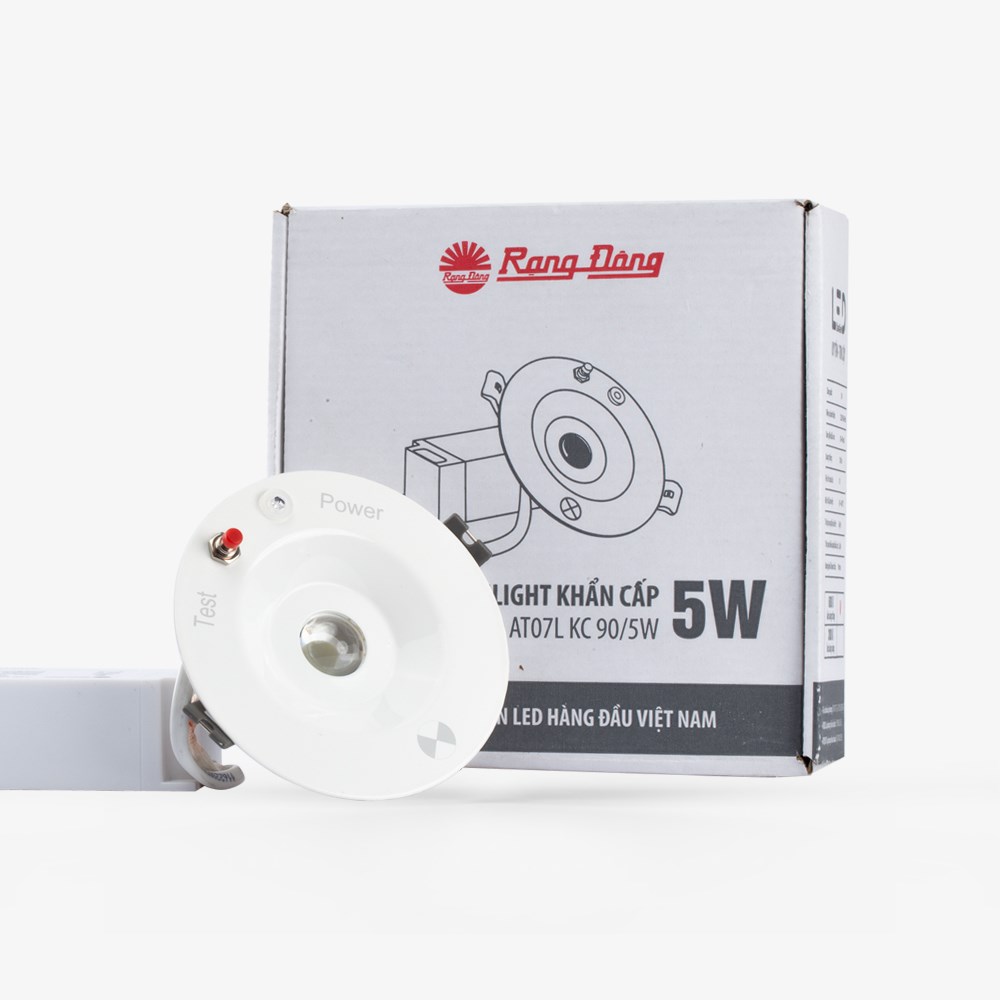 Đèn led Downlight khẩn cấp rạng đông D AT07L KC 90/5W