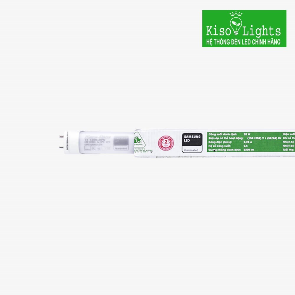 Bóng tuýp T8 0,6m thuỷ tinh rạng đông LED TUBE T8 TT01 60/10W