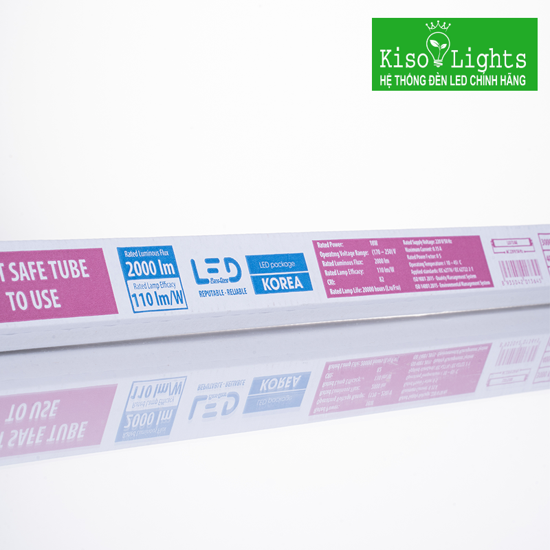 Bóng tuýp T8 0,6m nhựa rạng đông LED TUBE T8 N02 60/10W