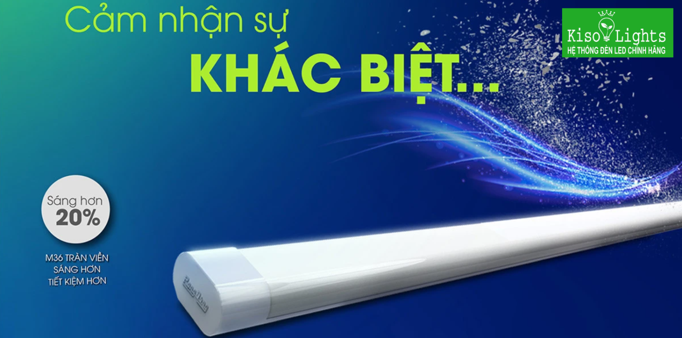 Đèn tuýp bán nguyệt M36 20W rạng đông M36 600/20W