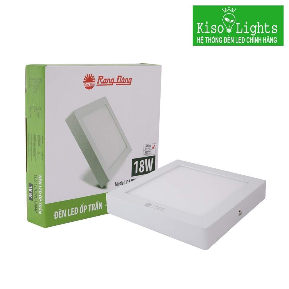 Đèn ốp trần cảm biến 24W rạng đông D LN08L 30x30/24W RAD