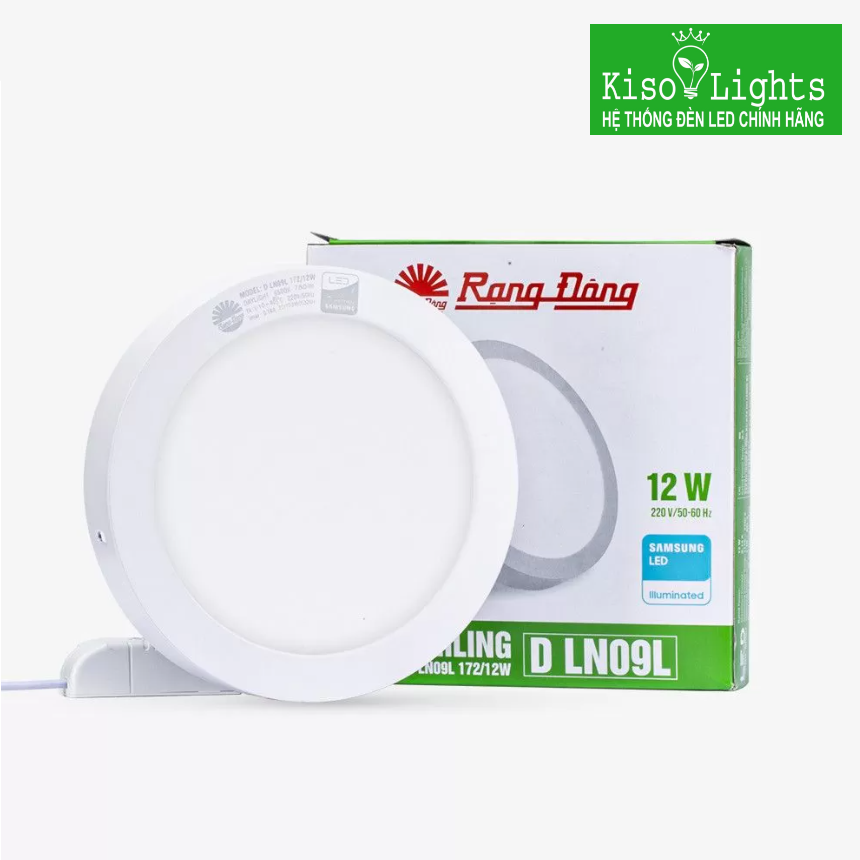 Đèn ốp trần 12W rạng đông D LN09L 172/12W