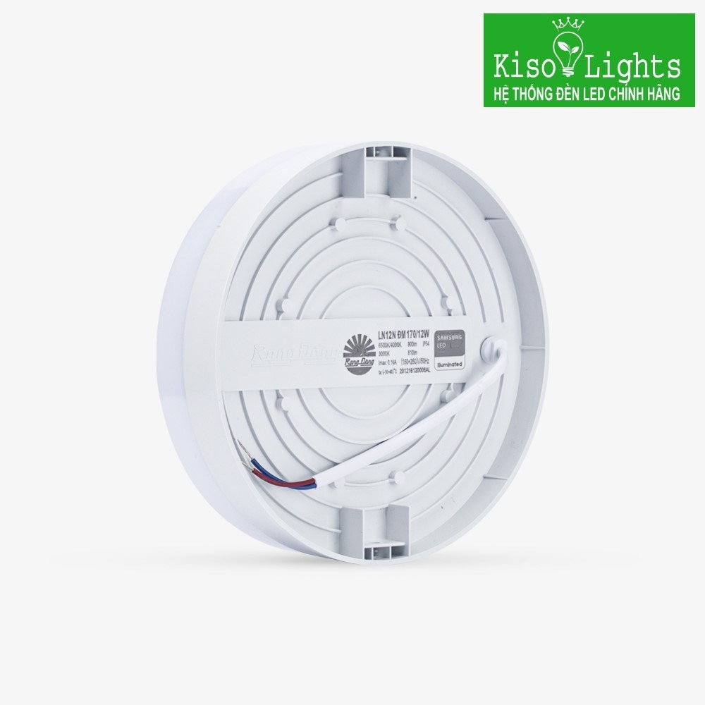 Đèn ốp trần rạng đông 12W LN12 170/12W