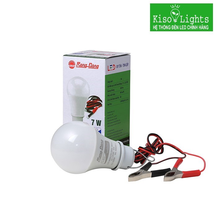 Bóng đèn LED BULB DC 7W Rạng đông LED A60N1 12-24VDC 7W