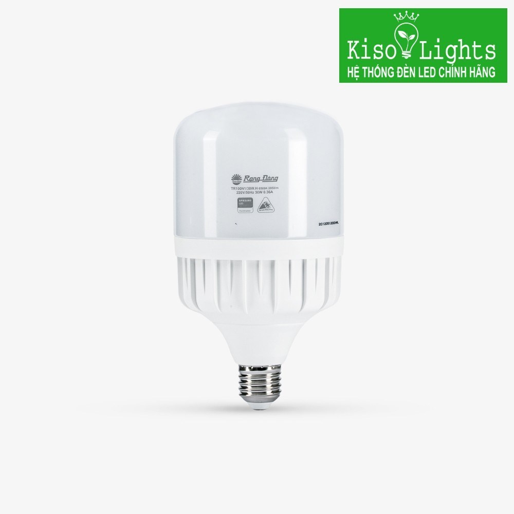 Bóng đèn led trụ 50W nhôm nhựa rạng đông LED TR140N1/50W.H