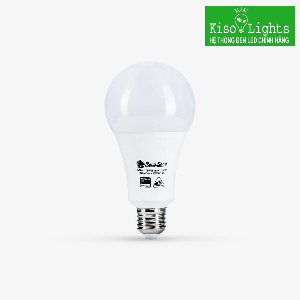 Bóng đèn LED BULB 15W rạng đông LED A80N1/15W