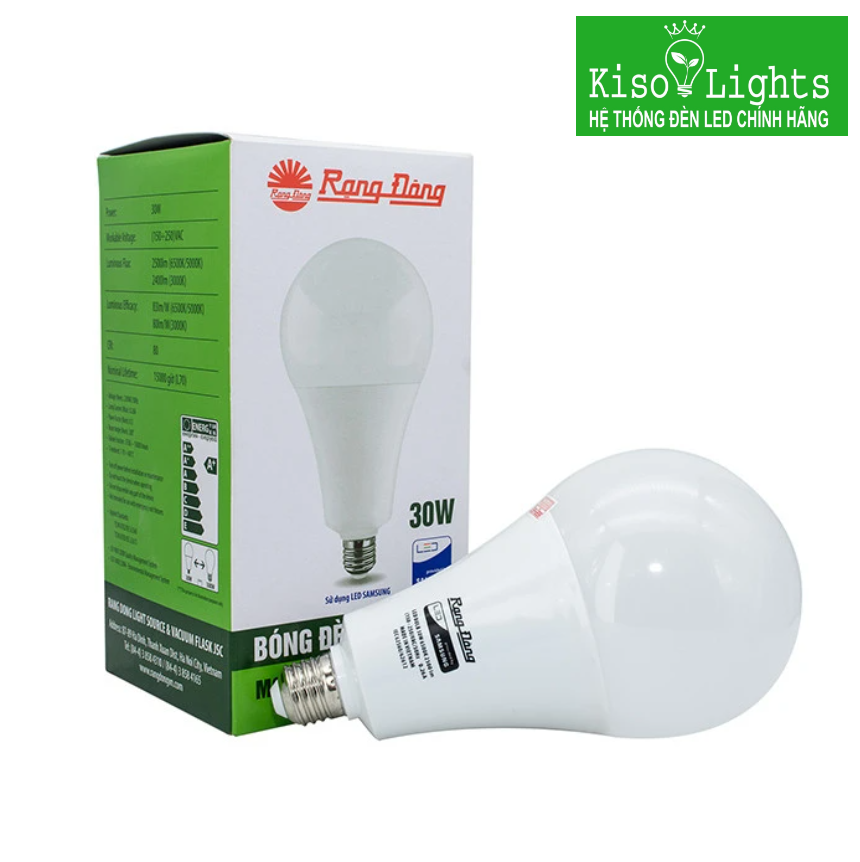 Bóng đèn LED BULB 30W rạng đông LED A120N1/30W