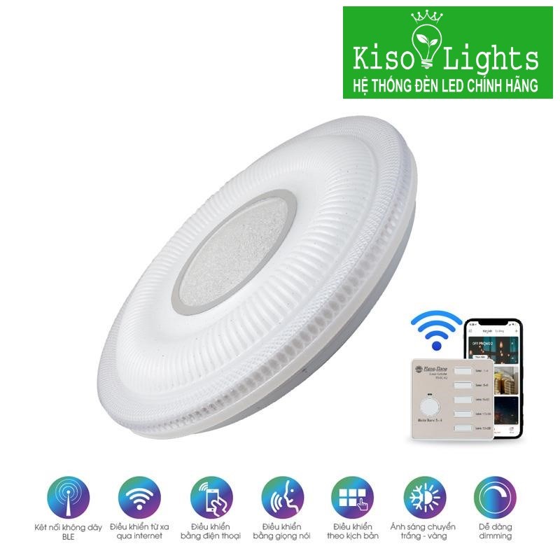 Đèn LED ốp trần Smart Bluetooth rạng đông LN21.BLE 500/40W