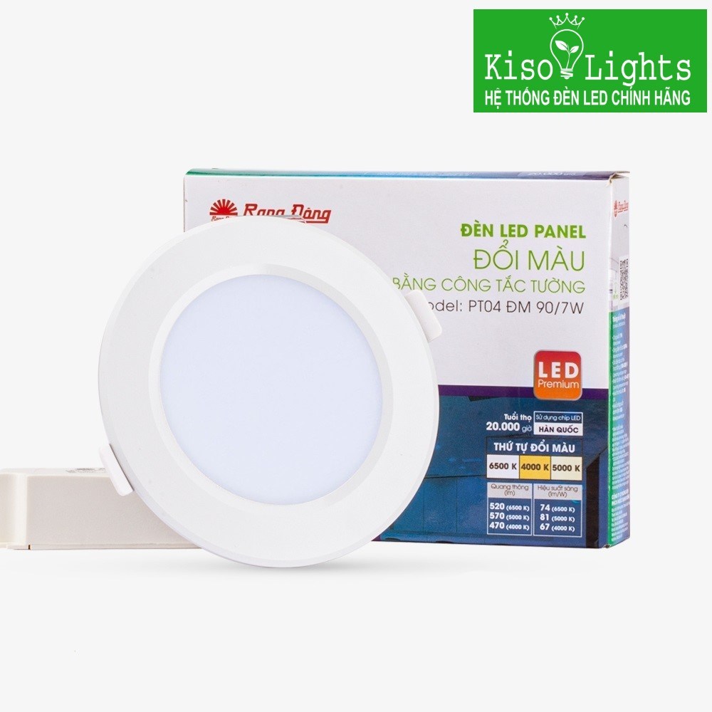 Đèn LED âm trần Smart Bluetooth rạng đông PT04.BLE 90/7W