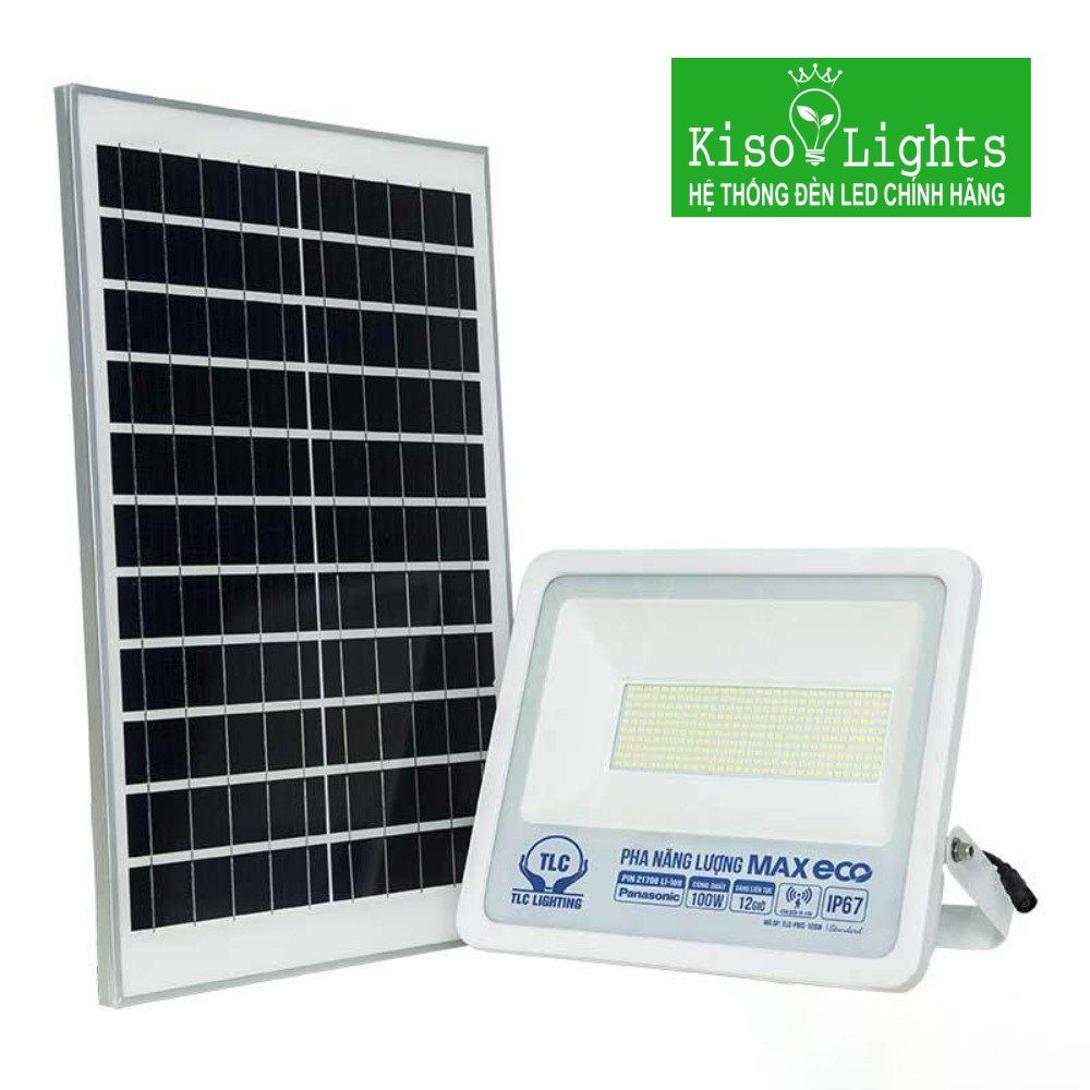 Đèn pha led năng lượng mặt trời 50W TLC-PMS-50W