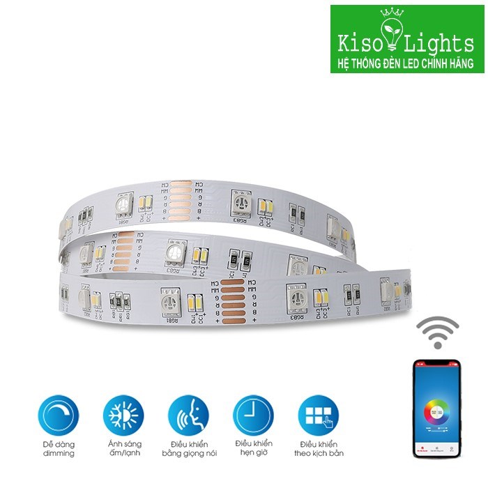 Đèn LED dây Smart wifi rạng đông BD LD01RGBW.WF