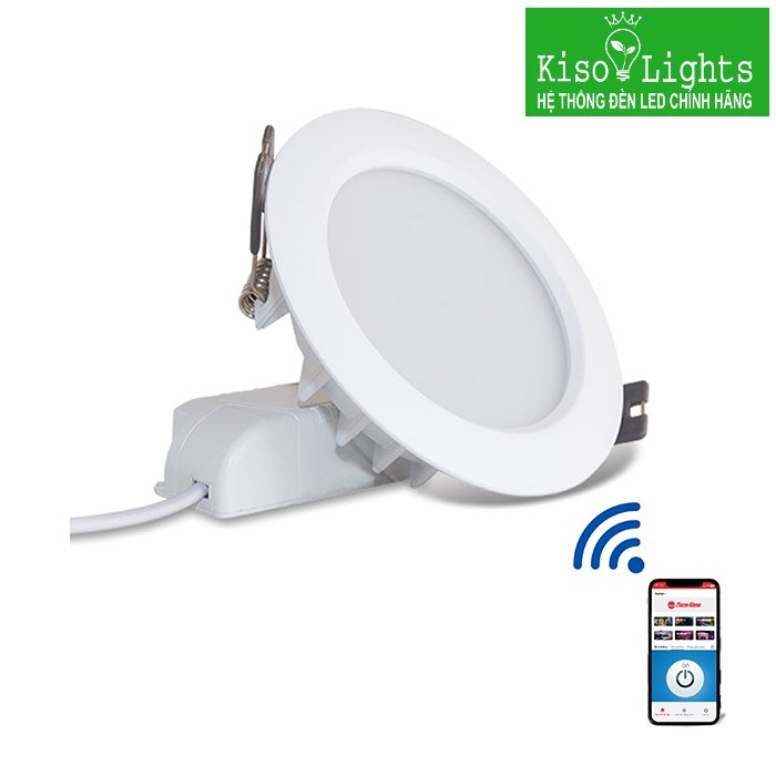 Đèn LED âm trần Smart wifi rạng đông D AT16L 90/7W.WF