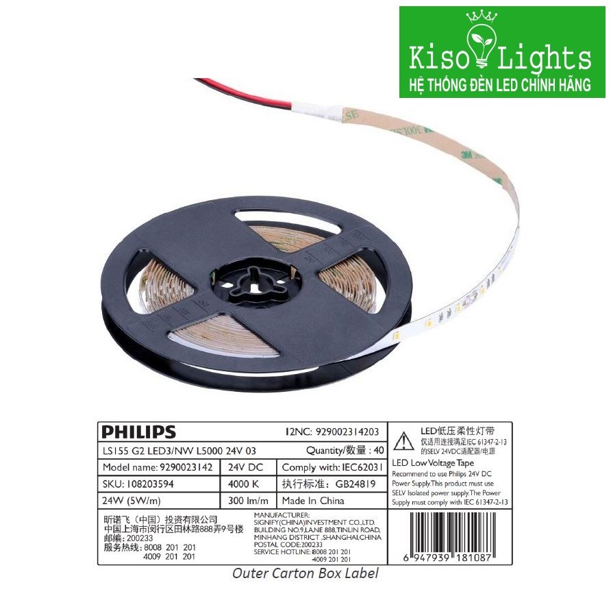 Đèn Dây led LS155 LED6 24W Philips