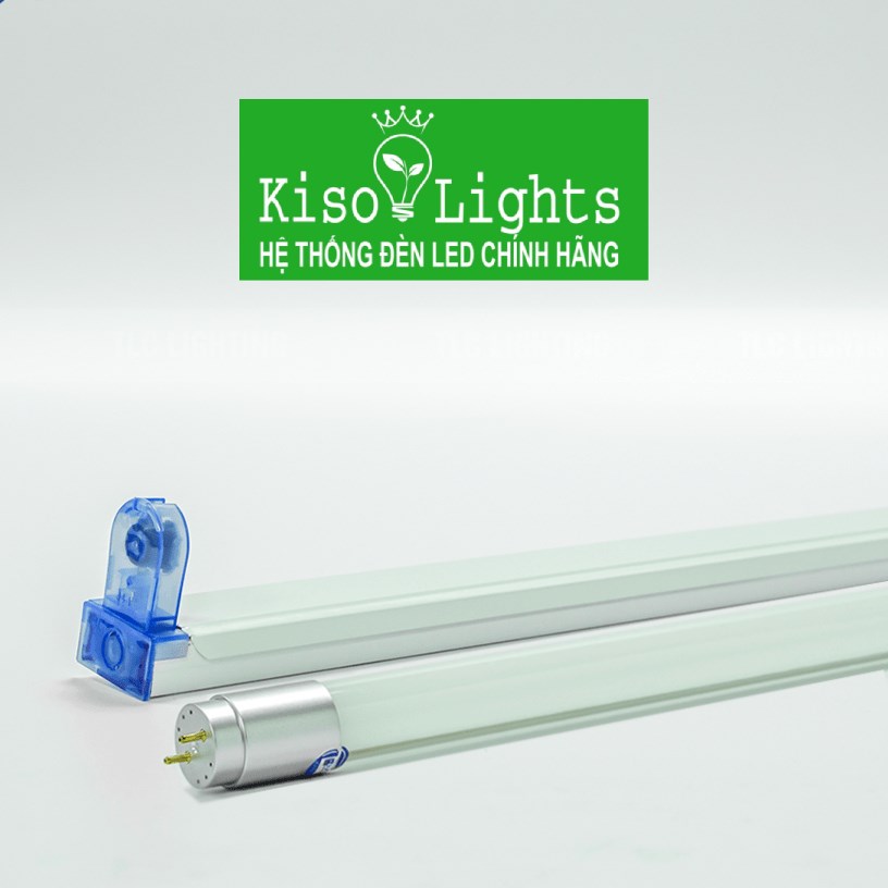 Bộ Đèn tuýp led T8 thủy tinh 22W 1,2m TLC TT-TBT-TT-22W