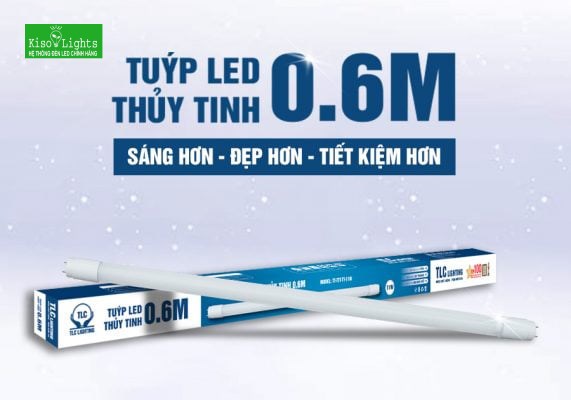 Đèn tuýp led T8 thủy tinh 22W 1,2m TLC TT-TTT-TT-22W