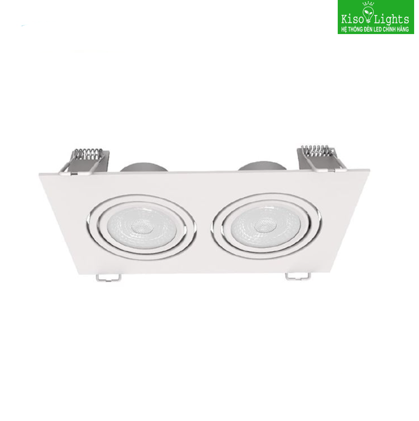 Đèn led chiếu điểm vuông 2x9w Philips GD100