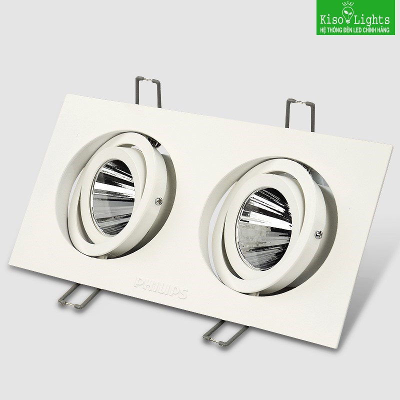 Đèn led âm trần 2 bóng 2x10W Philips PL2x10