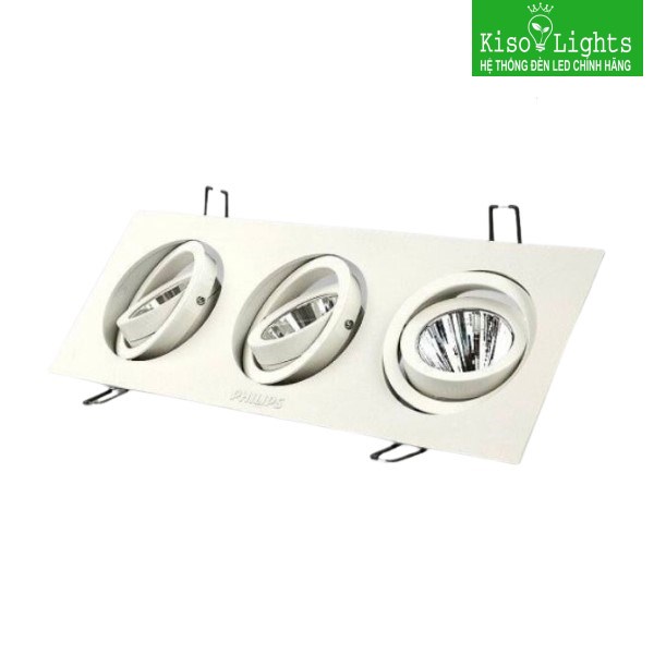 Đèn led âm trần 3 bóng 3x10W Philips PL3x10