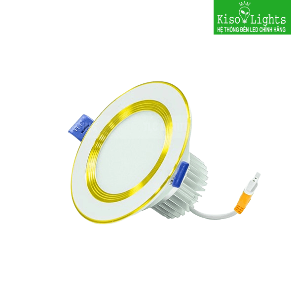 Âm trần chống chói 9w viền vàng TLC-CCD-9W04