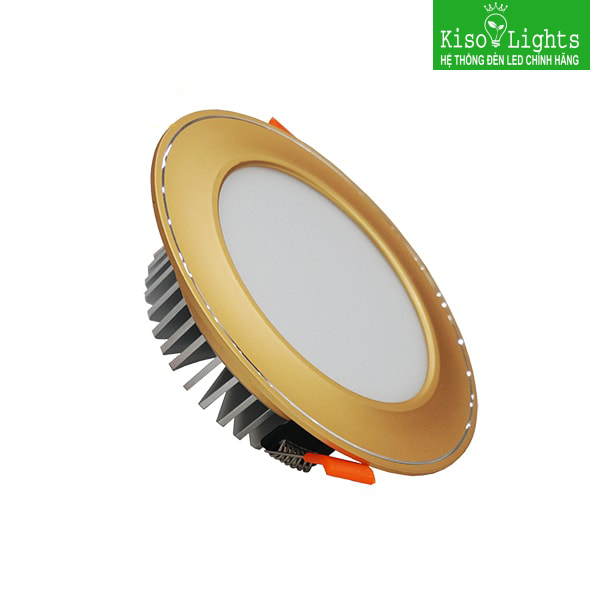 Đèn led âm trần mặt cong 7W viền vàng TT-AMC-MV-07W