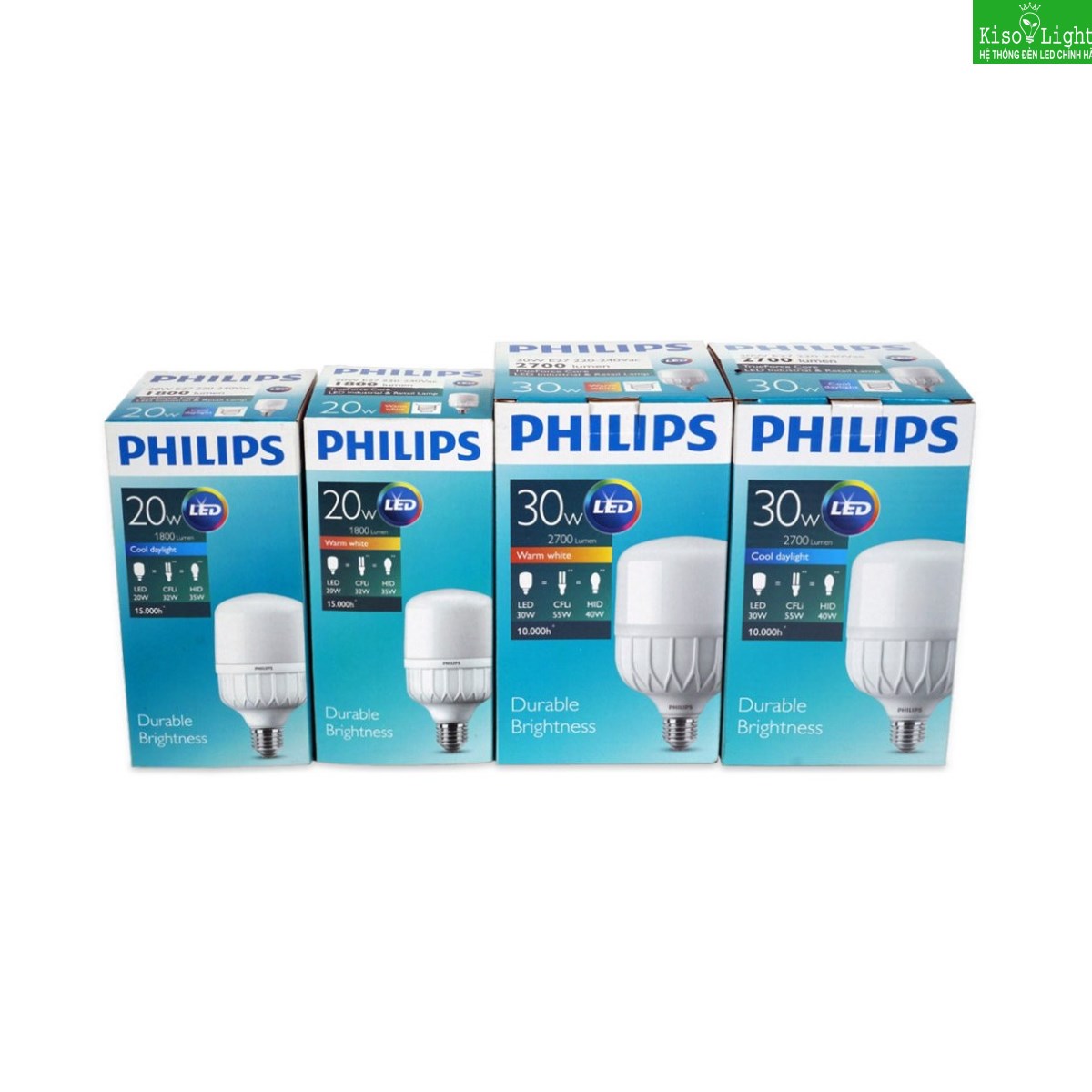 Bóng đèn led trụ 30W philips HB 30W E27